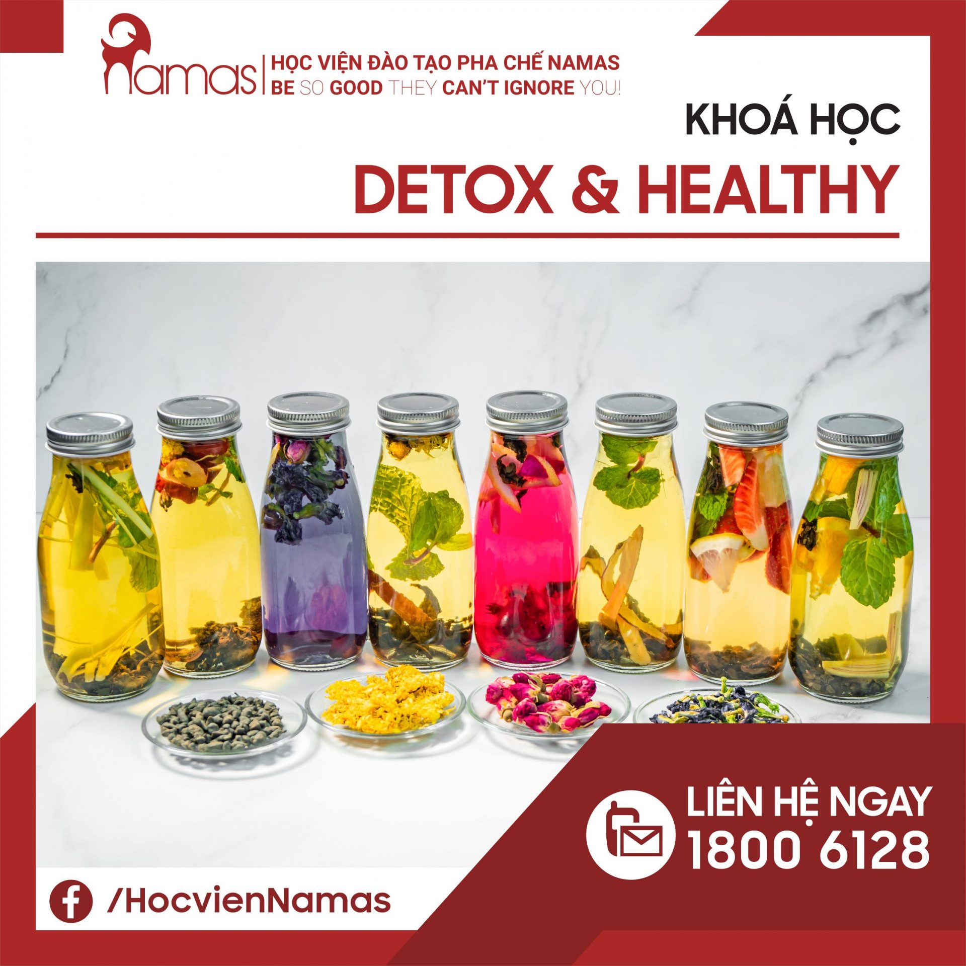 Khóa Đồ uống đường phố 24 detox-healthy